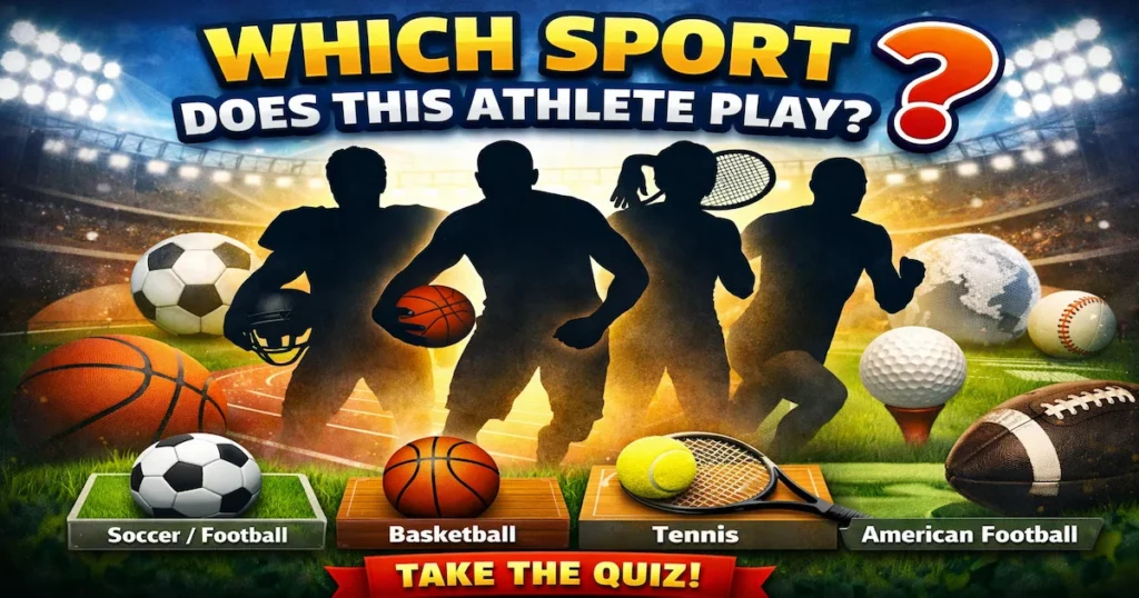 Which Sport Does This Athlete Play Quiz Banner
